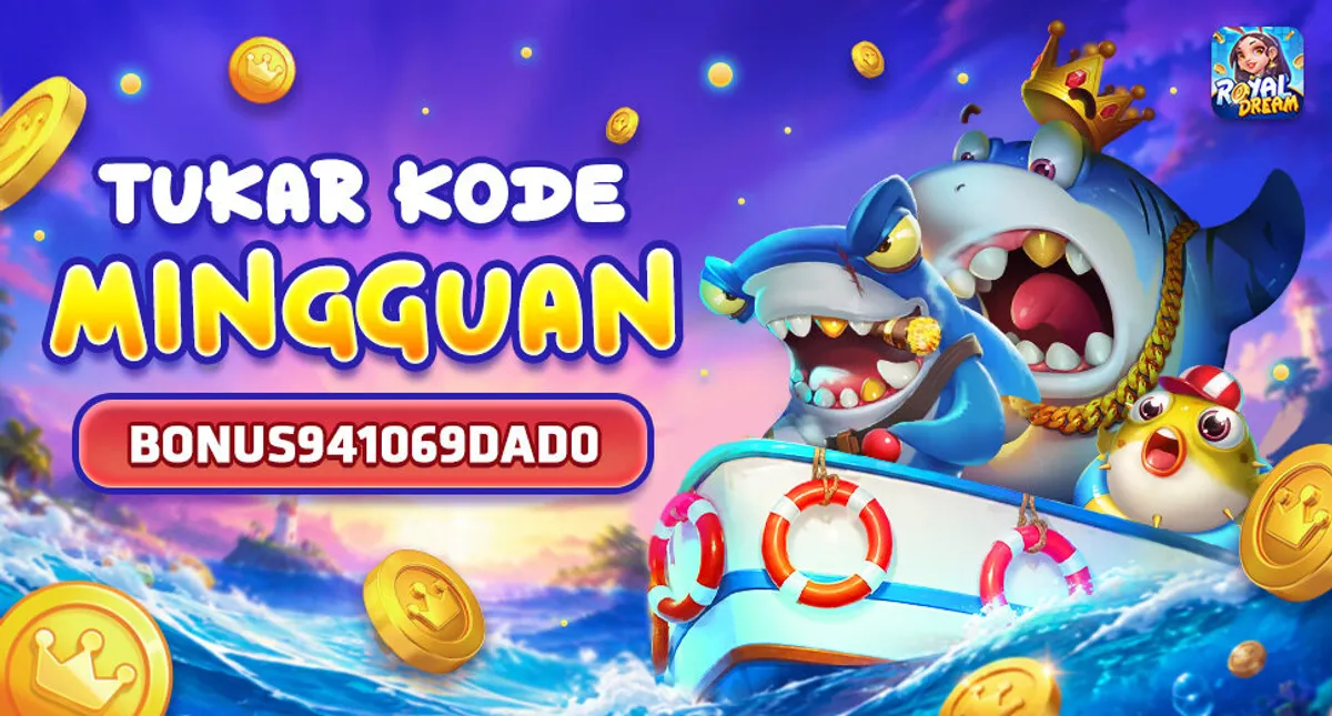 Kode hadiah mingguan Royal Dream 10–16 Agustus 2026