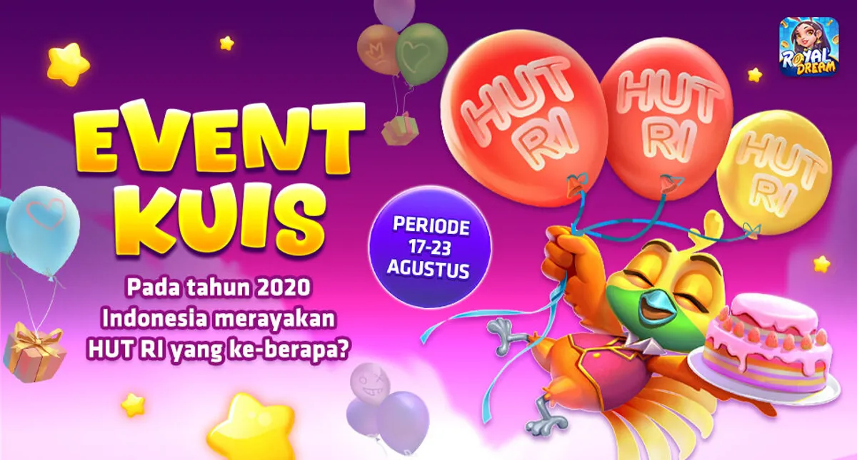 Kuis mingguan Royal Dream 17–23 Agustus 2026 trivia HUT RI