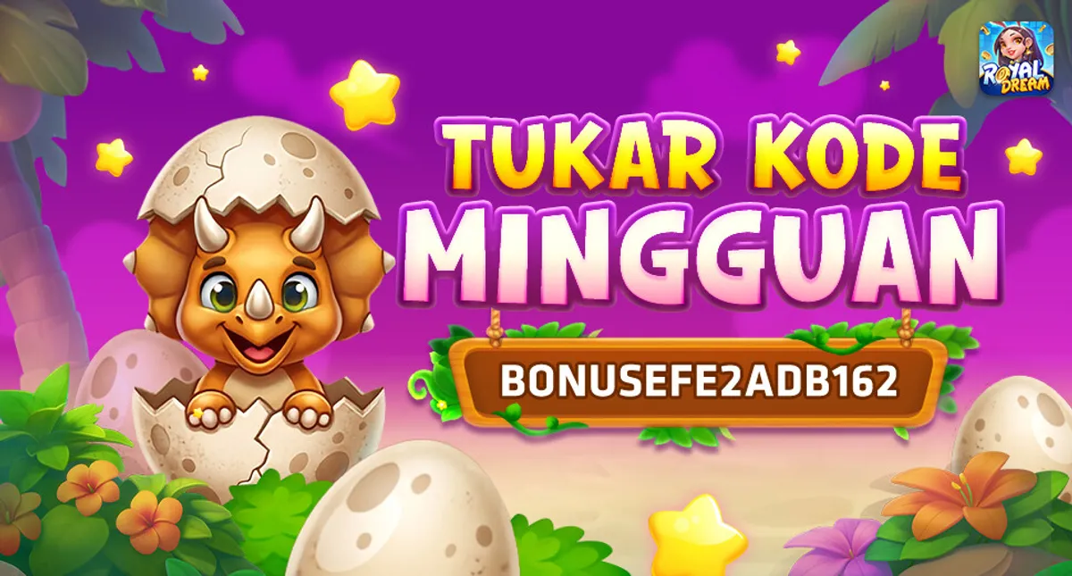 Kode hadiah mingguan Royal Dream 24–30 Agustus 2026
