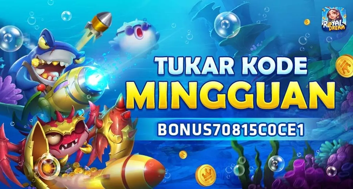 Kode Hadiah Mingguan Royal Dream 14–20 September 2026: Klaim BONUS70815C0CE1