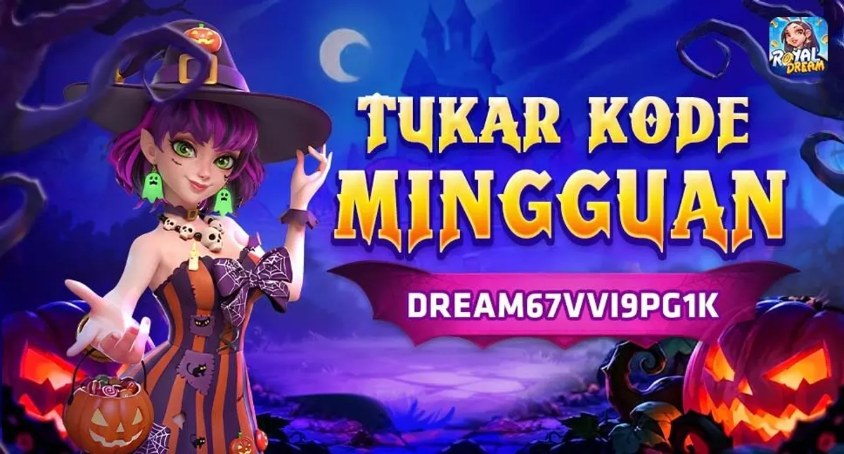 Kode Hadiah Mingguan Royal Dream 26 Oktober–1 November 2026: Klaim DREAM67VVI9PG1K